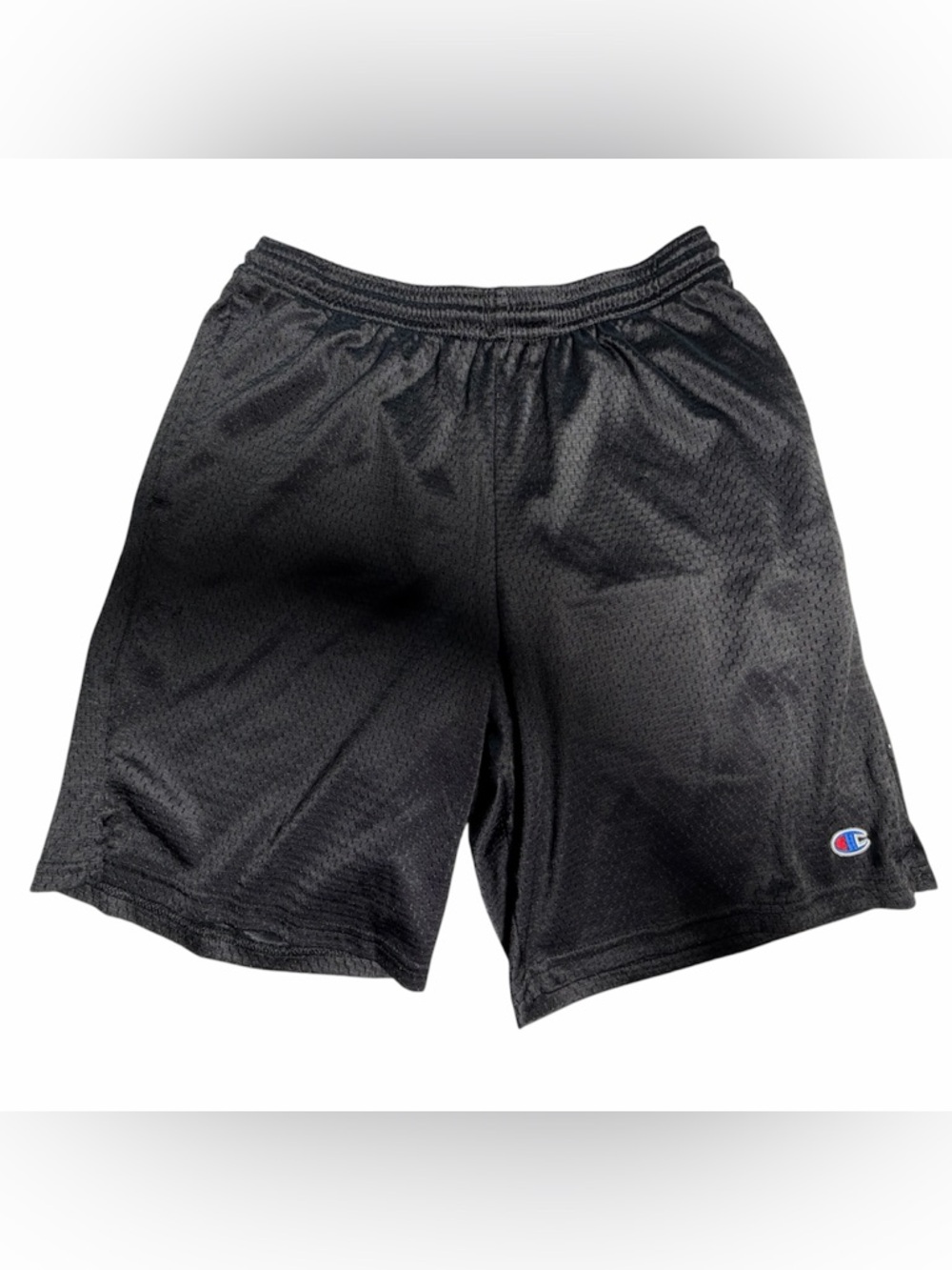 Champion Mens Mesh Athletic Basketball Shorts Black Small